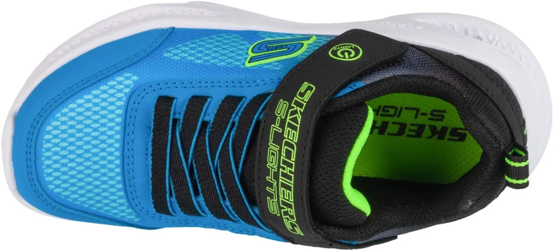 Skechers Meteor Lights Krendox Kindertrainers - Zwart - afbeelding 5 van 6
