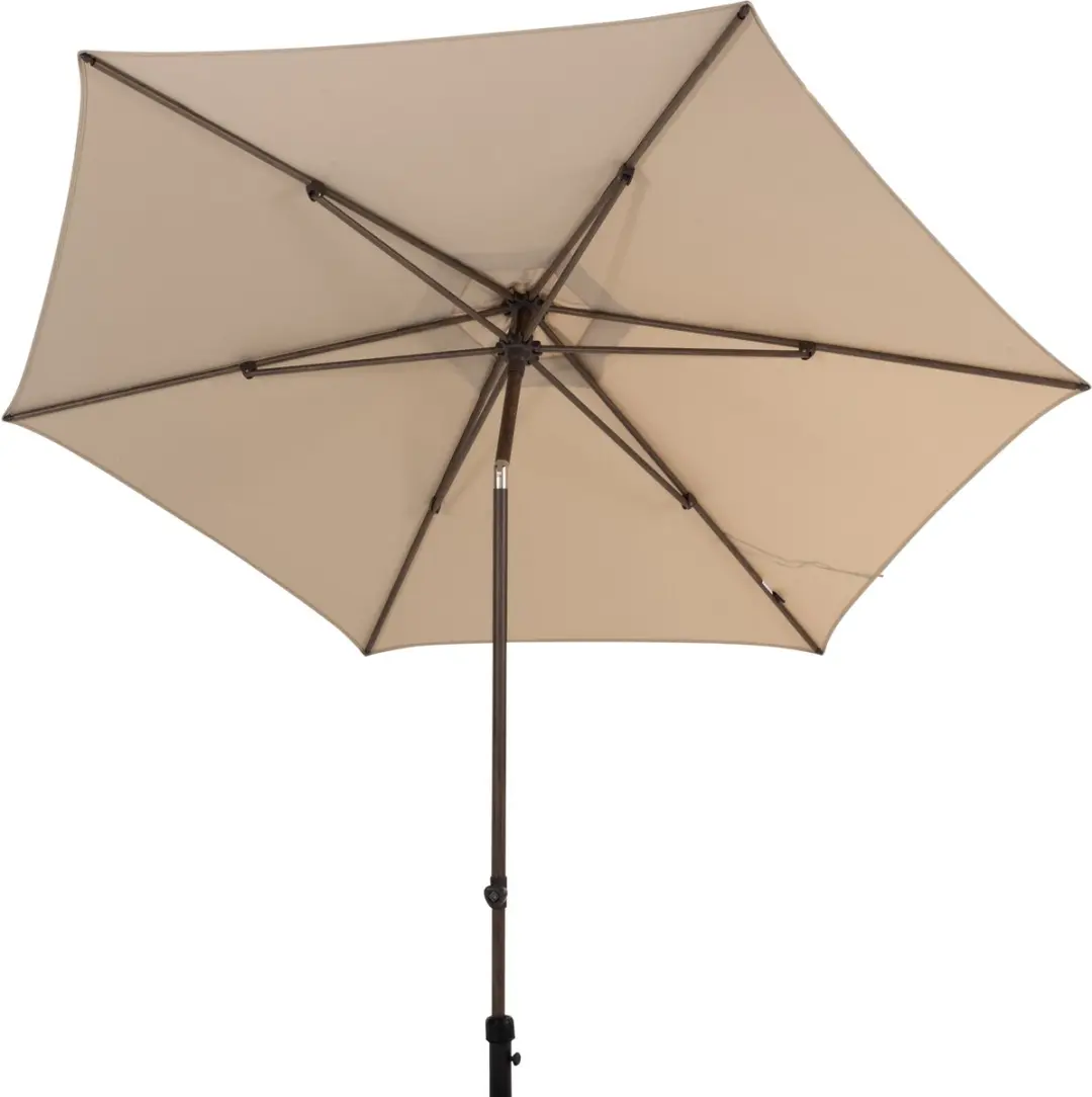 4 Seasons Outdoor Azzurro Parasol 300cm Wenge Beach