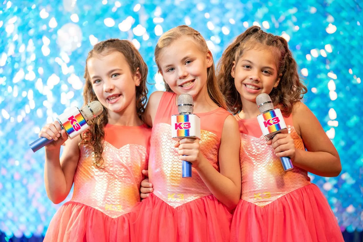 K3 Karaoke Microfoon - Donkerblauw/Regenboog