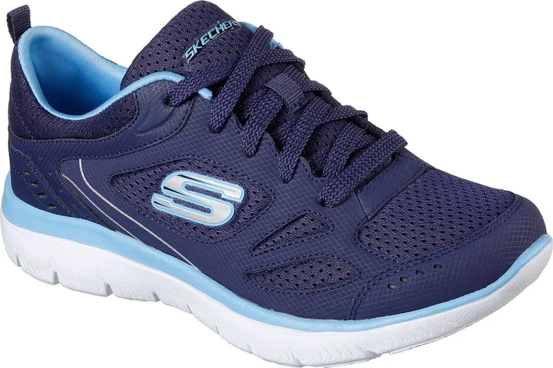 Skechers Summits-Suited Dames Sneakers - Blauw - afbeelding 3 van 6