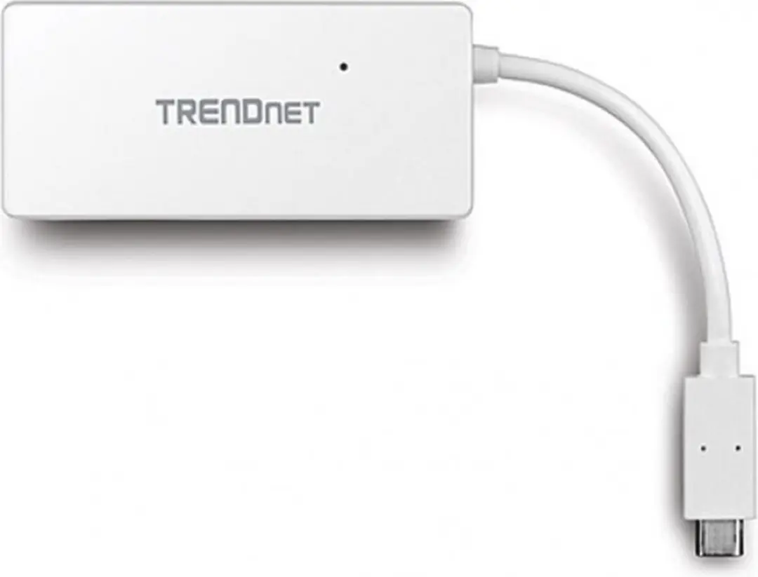 Trendnet TUC-H4E USB-C Mini Hub 4-Port - Wit - afbeelding 2 van 6