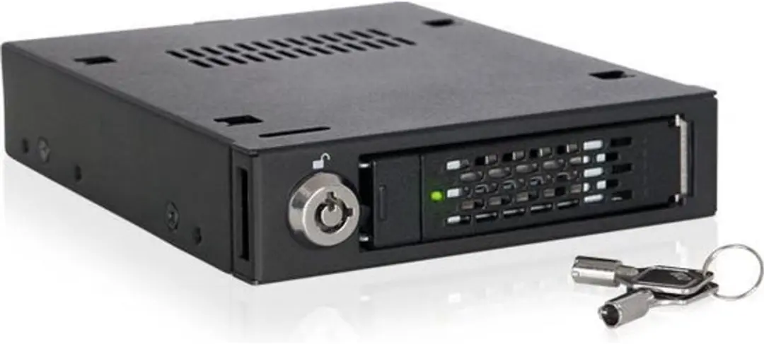 Icy Dock MB601VK-B drive bay panel Zwart