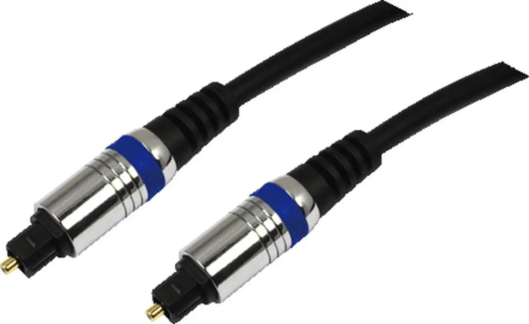 LogiLink Toslink 1.5m audio kabel 1,5 m Zwart