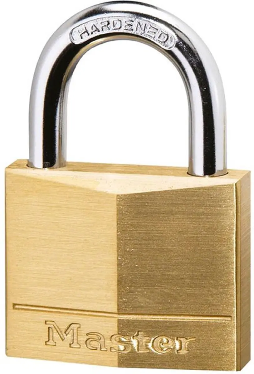 MasterLock Hangslot Massief Messing 40mm - 6 Stuks - afbeelding 5 van 6