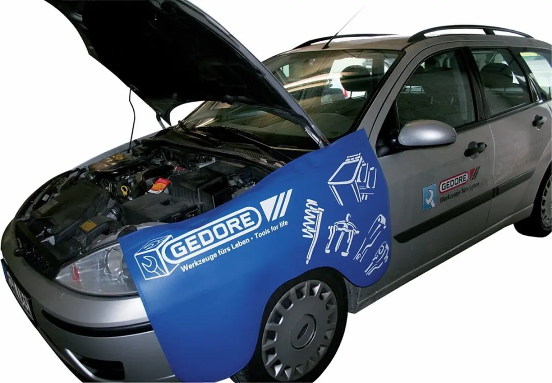 GEDO spatbordbeschermer auto, kunstleer, (lxb) 1100x650mm