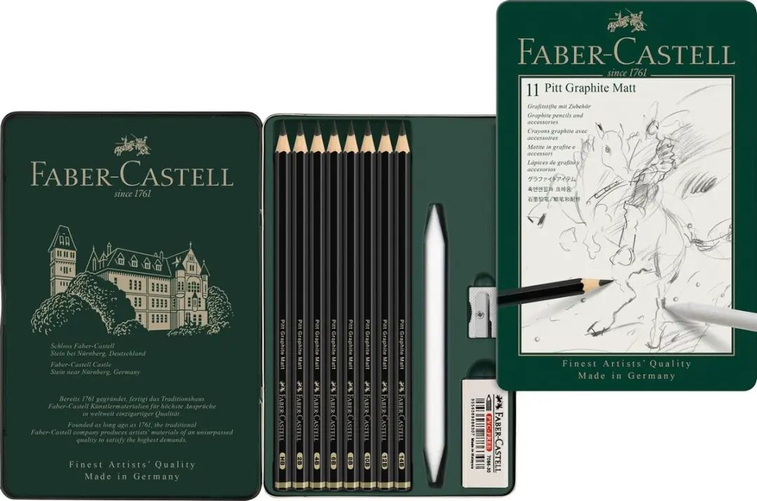 Faber-Castell Pitt Mat Grafietpotloden Set FC-115220