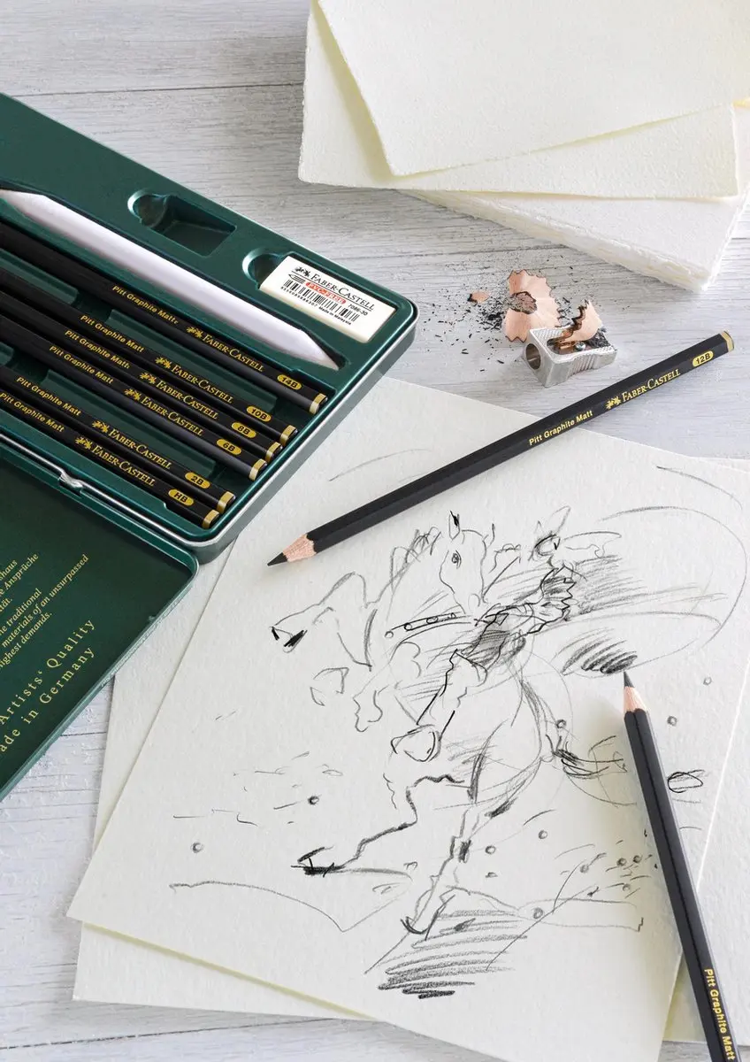 Faber-Castell Pitt Mat Grafietpotloden Set FC-115220 - 11 Stuks