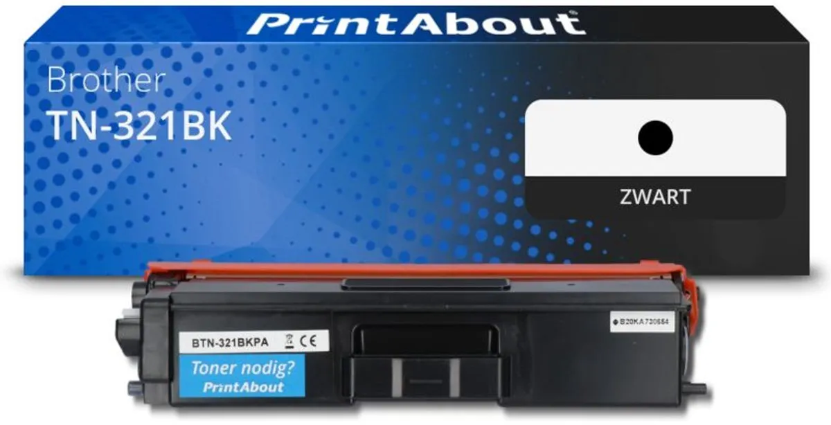 PrintAbout TN-321BK-PA Toner Zwart