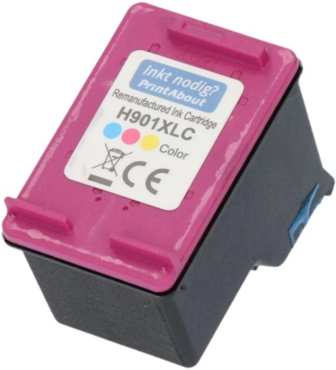 PrintAbout Inktcartridge CC656AE 3-kleuren - 19ml - o.a. HP Photosmart