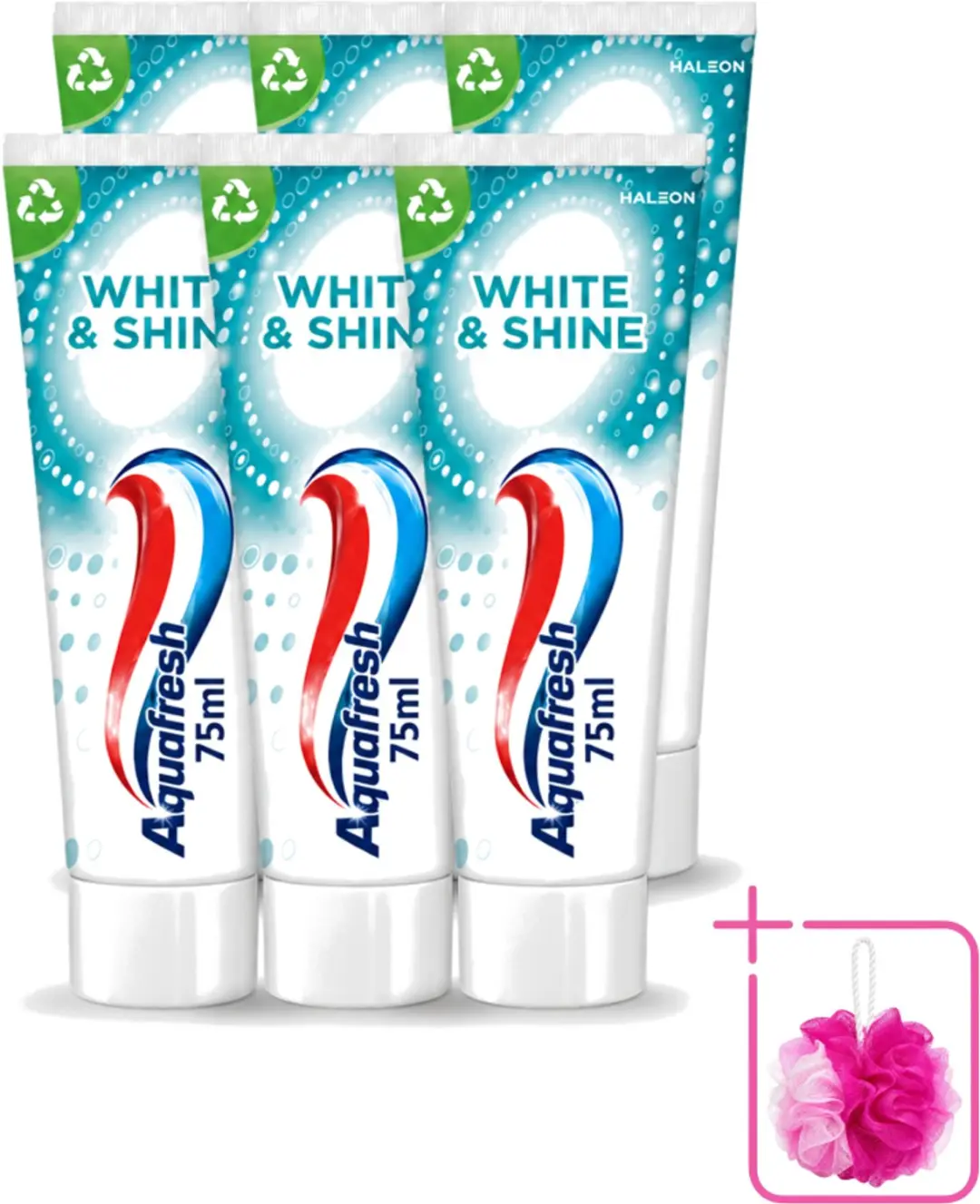 6 x Aquafresh White & Shine