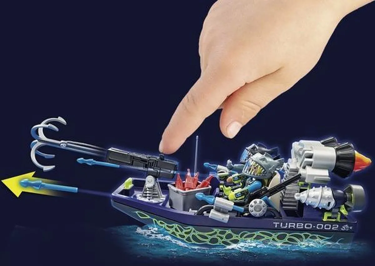 Playmobil Team S.H.A.R.K. Harpoenboot 70006