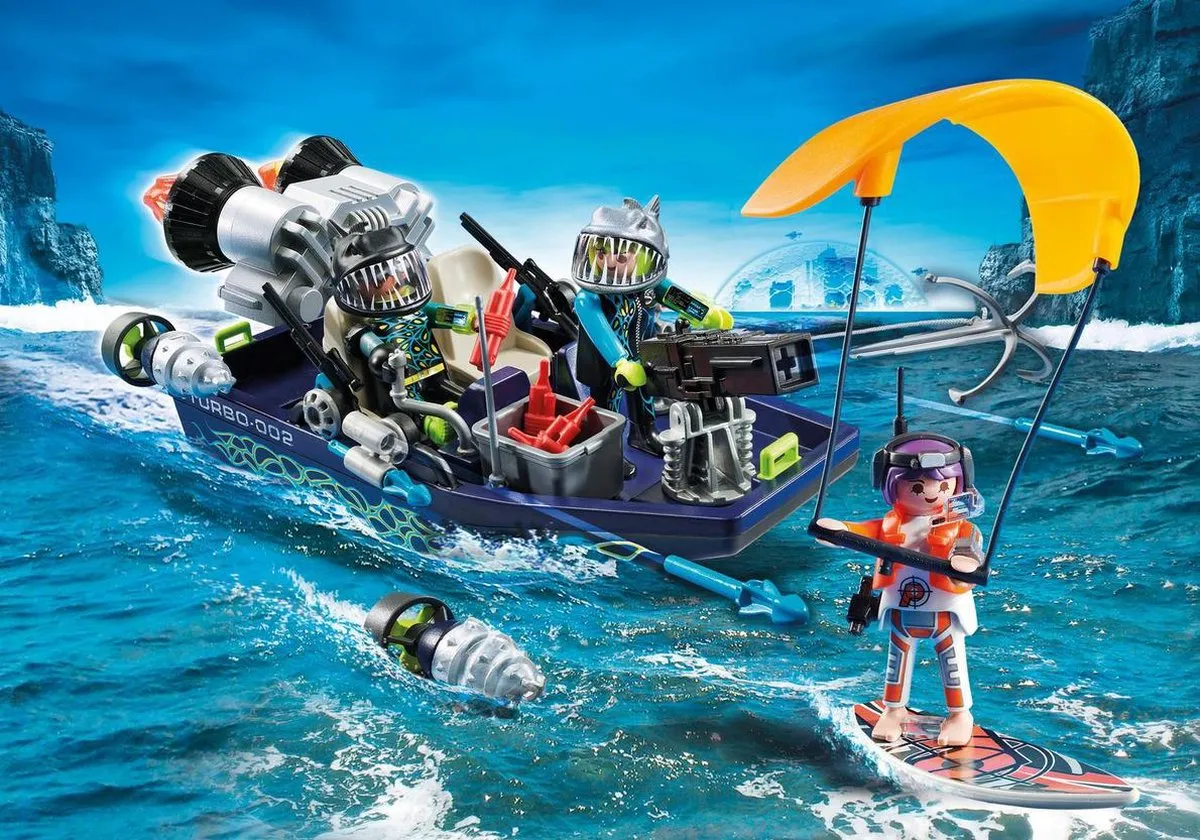 Playmobil Team S.H.A.R.K. Harpoenboot 70006