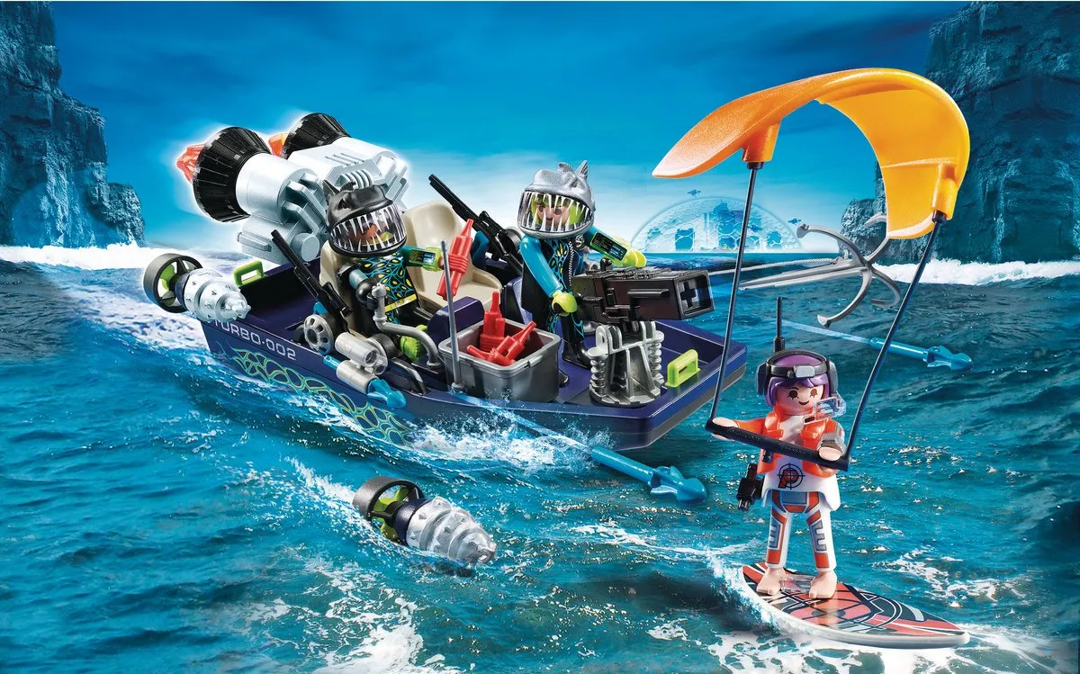 Playmobil Team S.H.A.R.K. Harpoenboot 70006