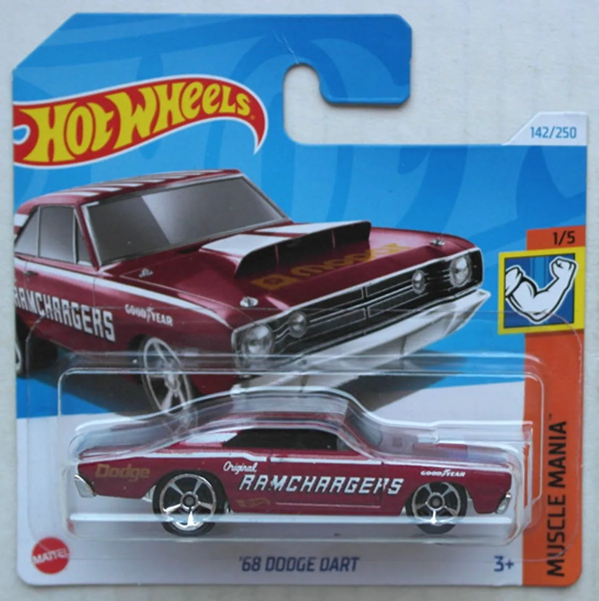 Hot Wheels '68 Dodge Dart Ramchargers Muscle Mania 1:64