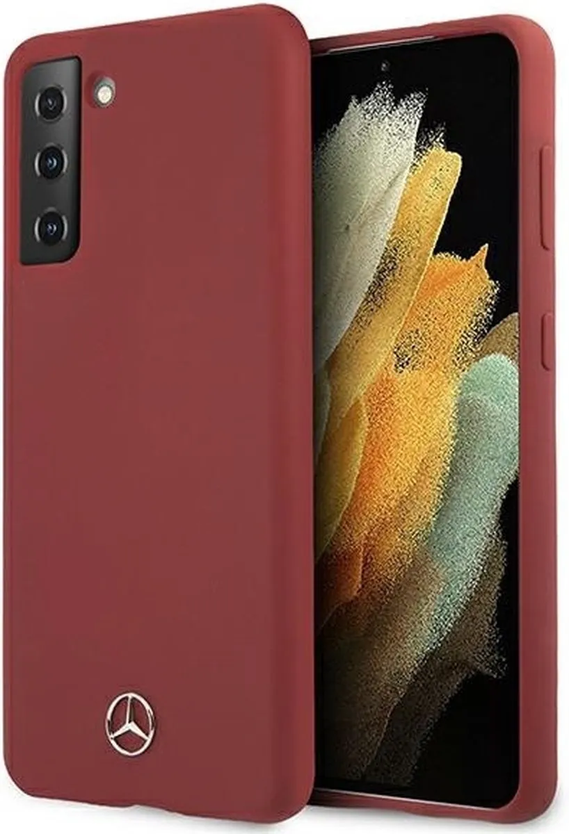 Mercedes MEHCS21MSILRE Silicone Line Hoesje - Rood