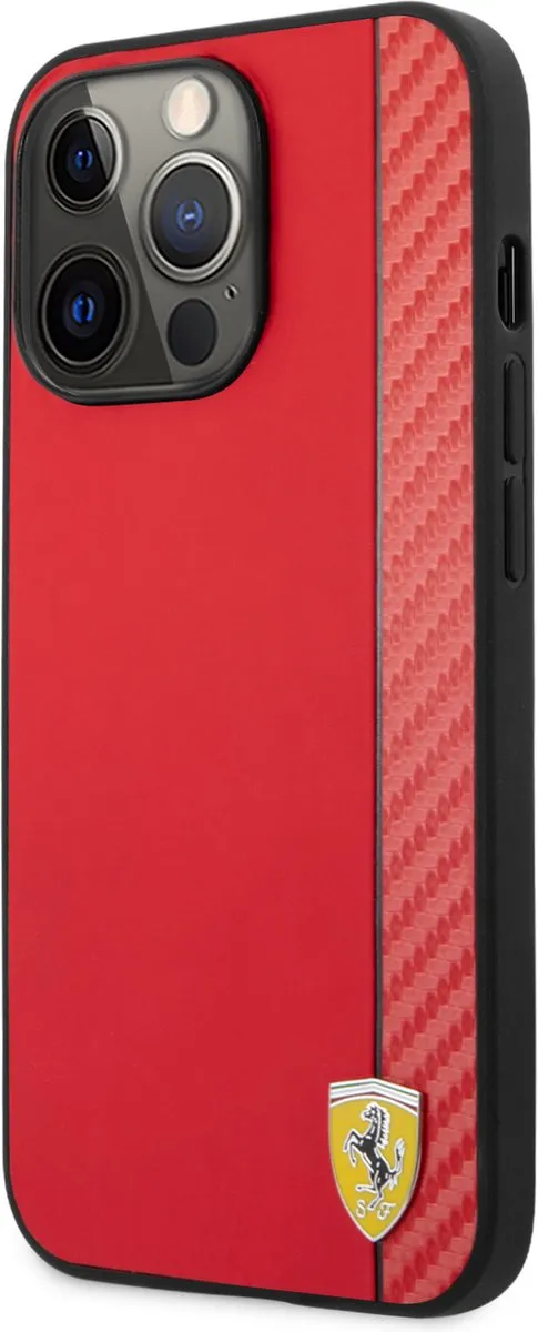 Ferrari Telefoonhoesje iPhone 13 Pro Max - Rood - MagSafe