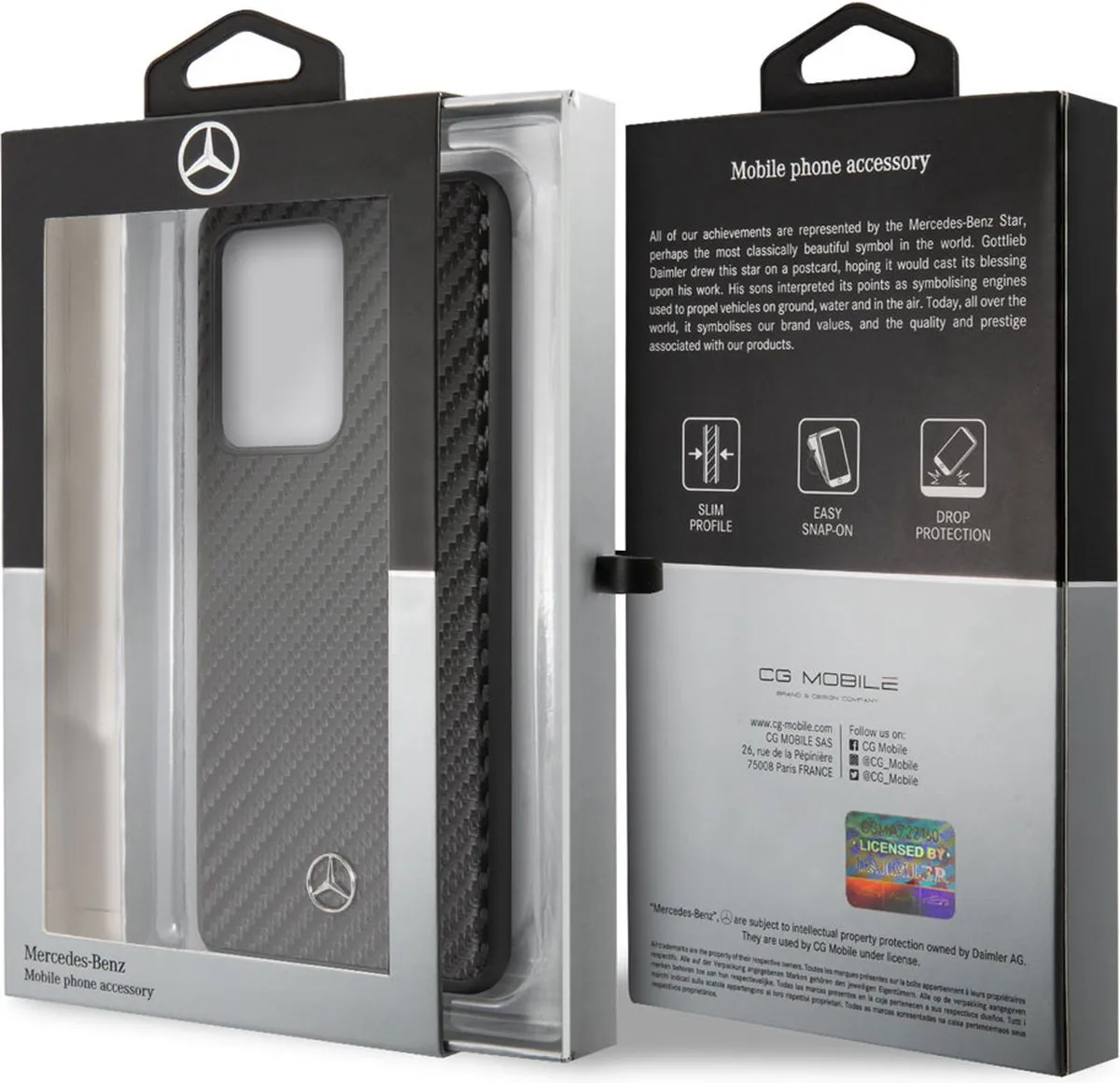 Mercedes-Benz Backcase Hoesje S20 Ultra - Zwart