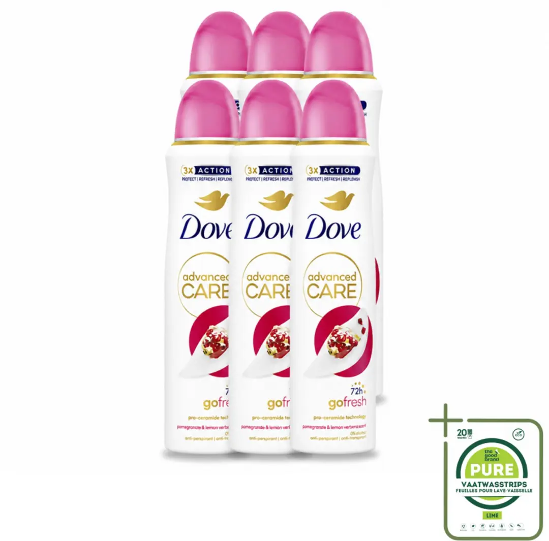 6 x Dove Deodorant Spray