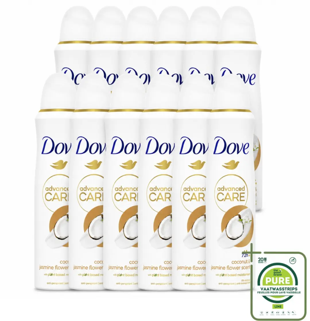 12 x Dove Deodorant Spray