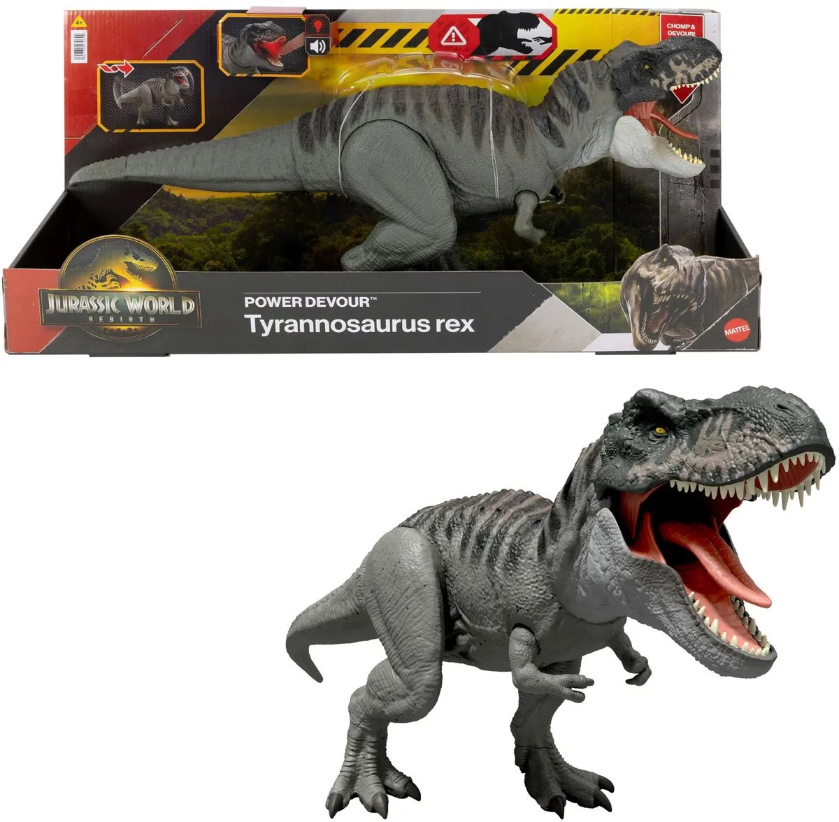 Jurassic World Rebirth Grote Verslinder T-Rex JCH02 - Licht & Geluid