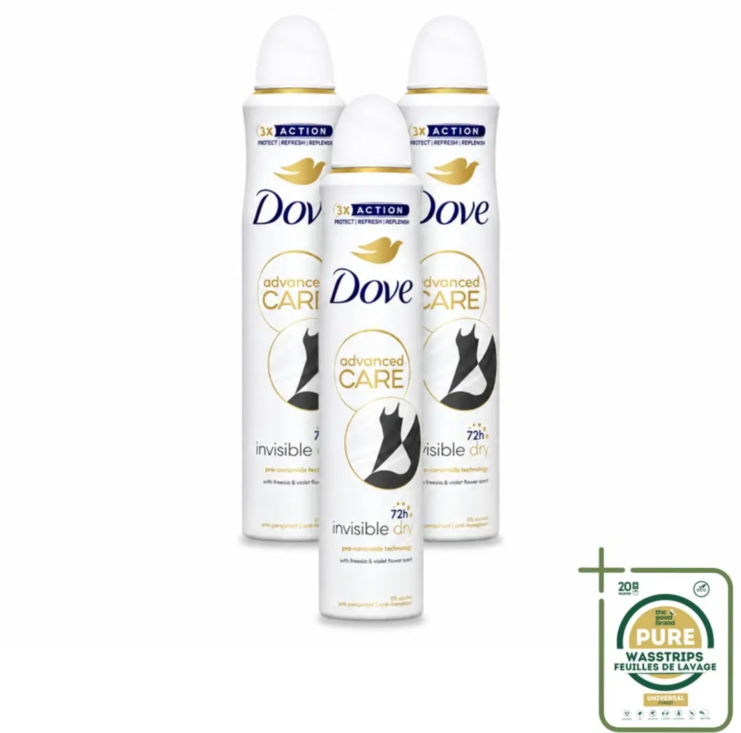 3 x Dove Deodorant Spray
