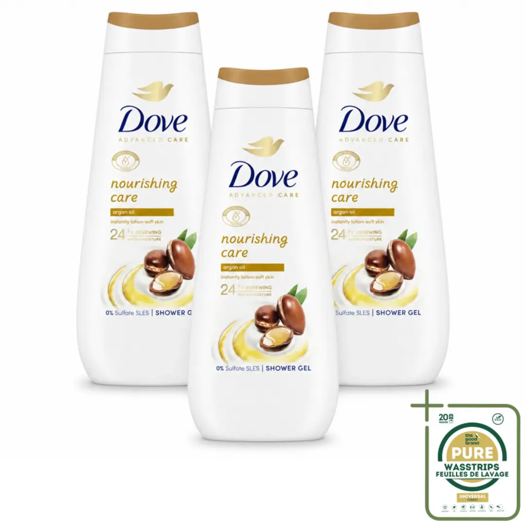 3 x Dove Douchecrème