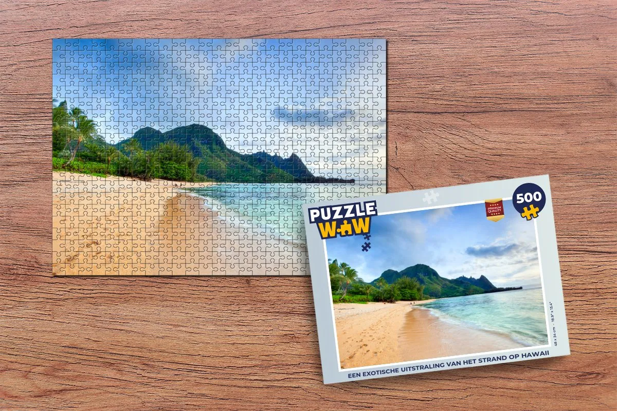 PuzzleWow Hawaii Legpuzzel 500 Stuks - Multicolor