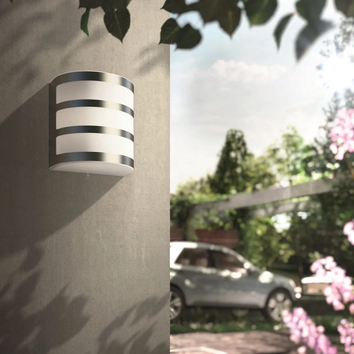 Philips Calgary Muurlamp - Zilver - Warm Wit 2700K