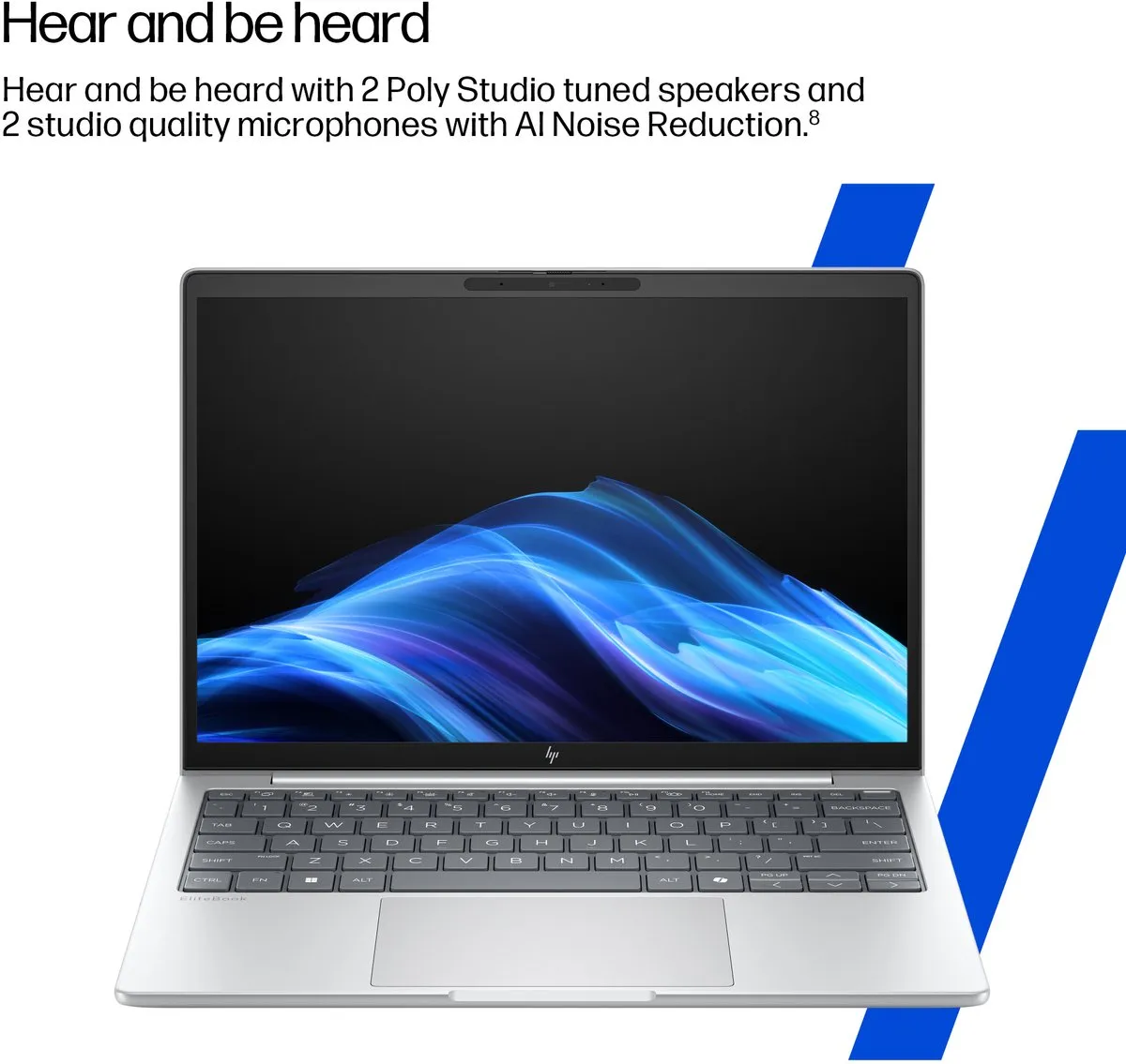 HP EliteBook 8 G1i AI Laptop 33,8 cm WUXGA - 32GB RAM 1TB SSD - Zilver