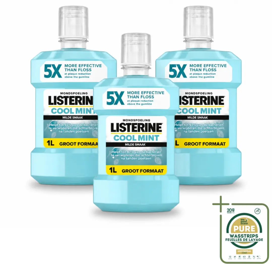 3 x Listerine