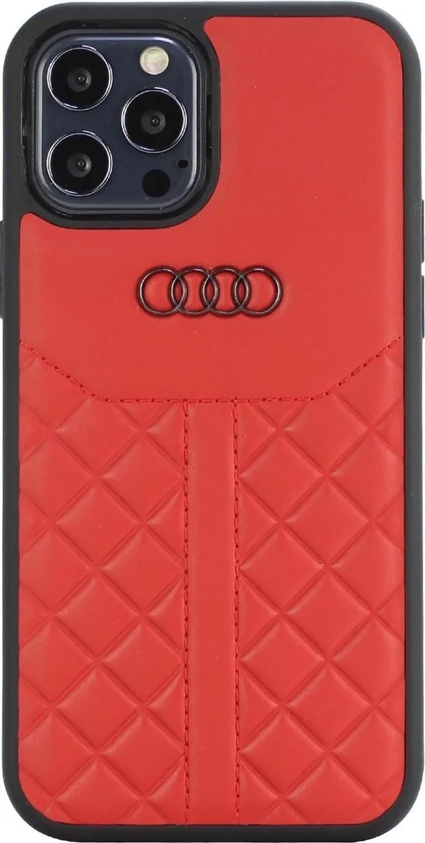 Audi Rood Hoesje iPhone 12 Mini - 8719273158777