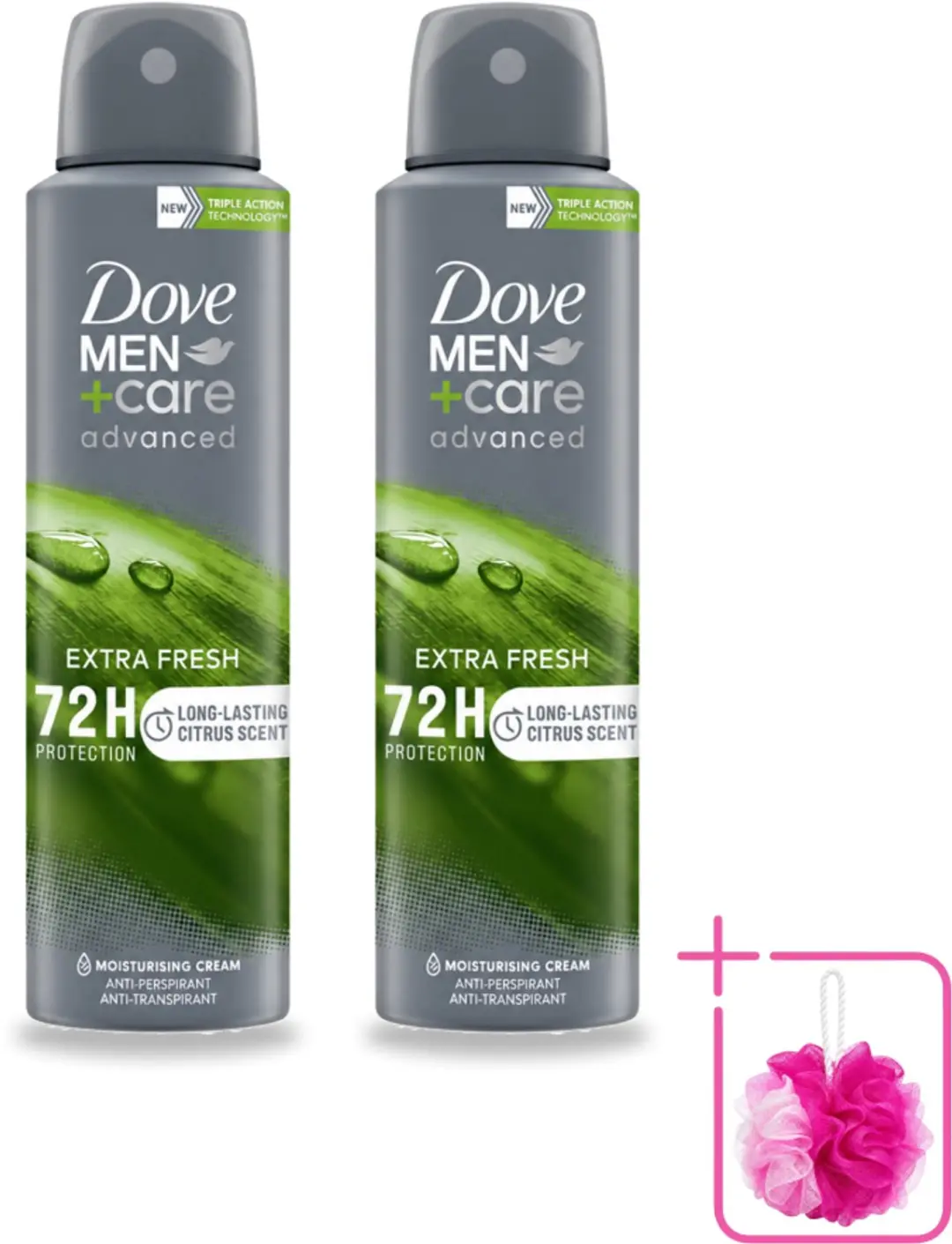 2 x Dove Men+Care Deodorant Spray