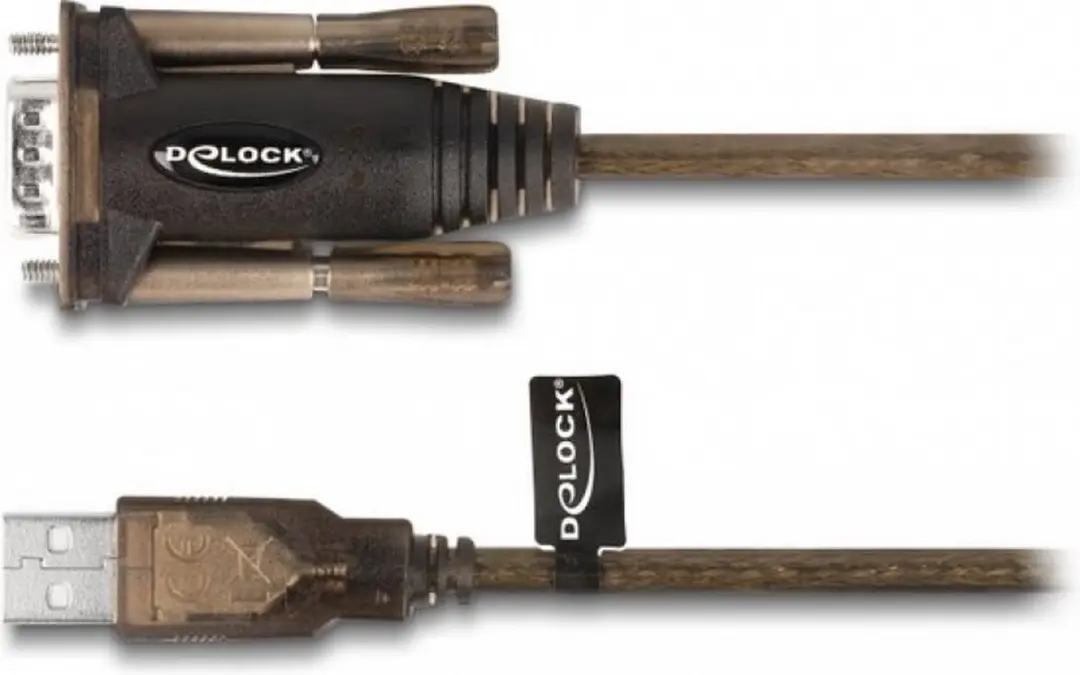 Delock USB 2.0 naar RS-232 Adapter 9-pin M - 1.5m - Zwart - afbeelding 2 van 4