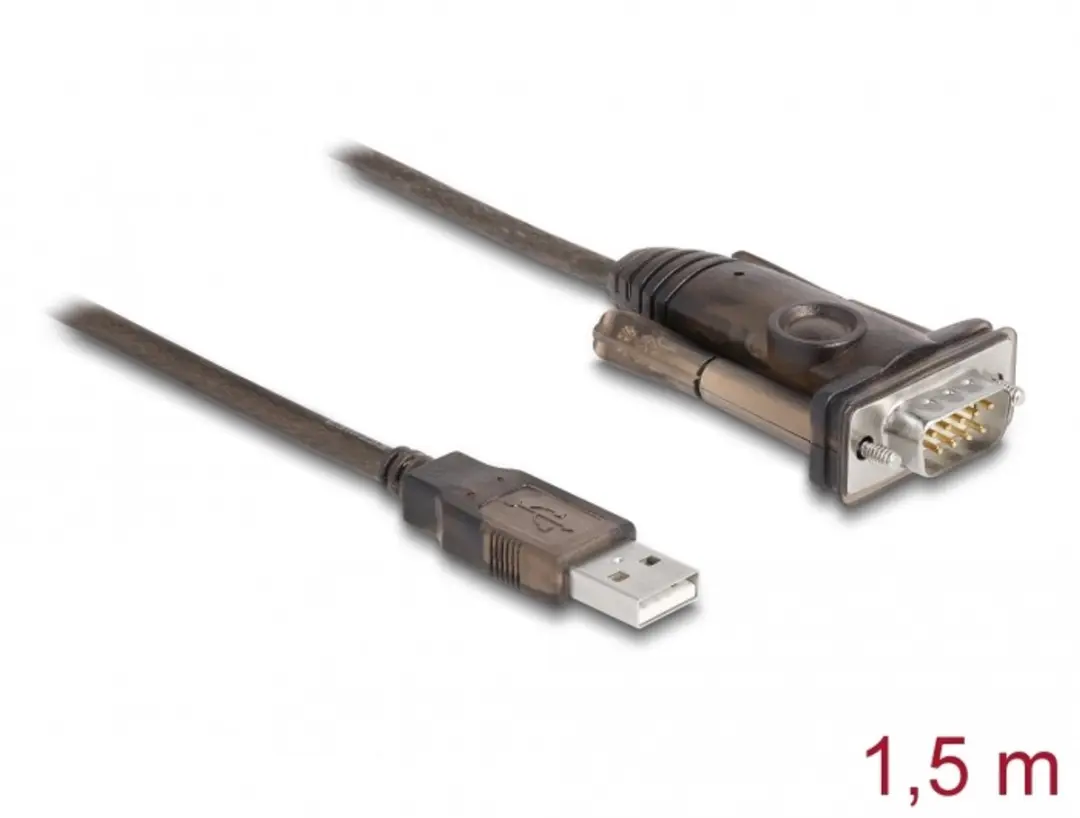 Delock USB 2.0 naar RS-232 Adapter 9-pin M