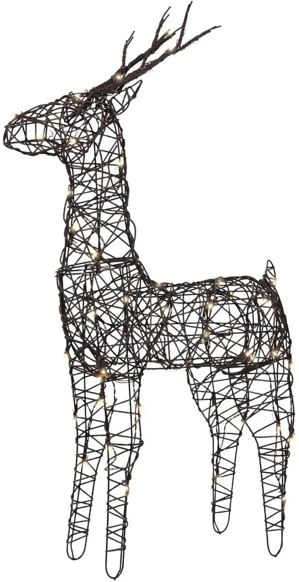 Lumineo LED Wicker Rendier