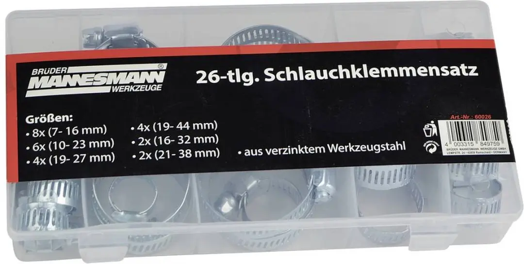 Brüder Mannesmann Slangklemmen M60026