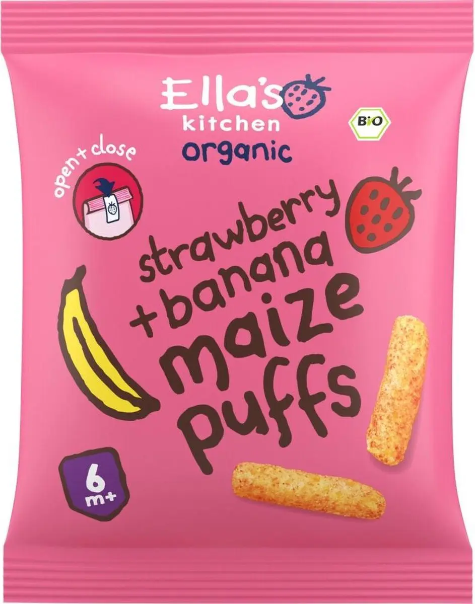 Ella’s Kitchen Biologisch Gepofte Mais Sticks 20g