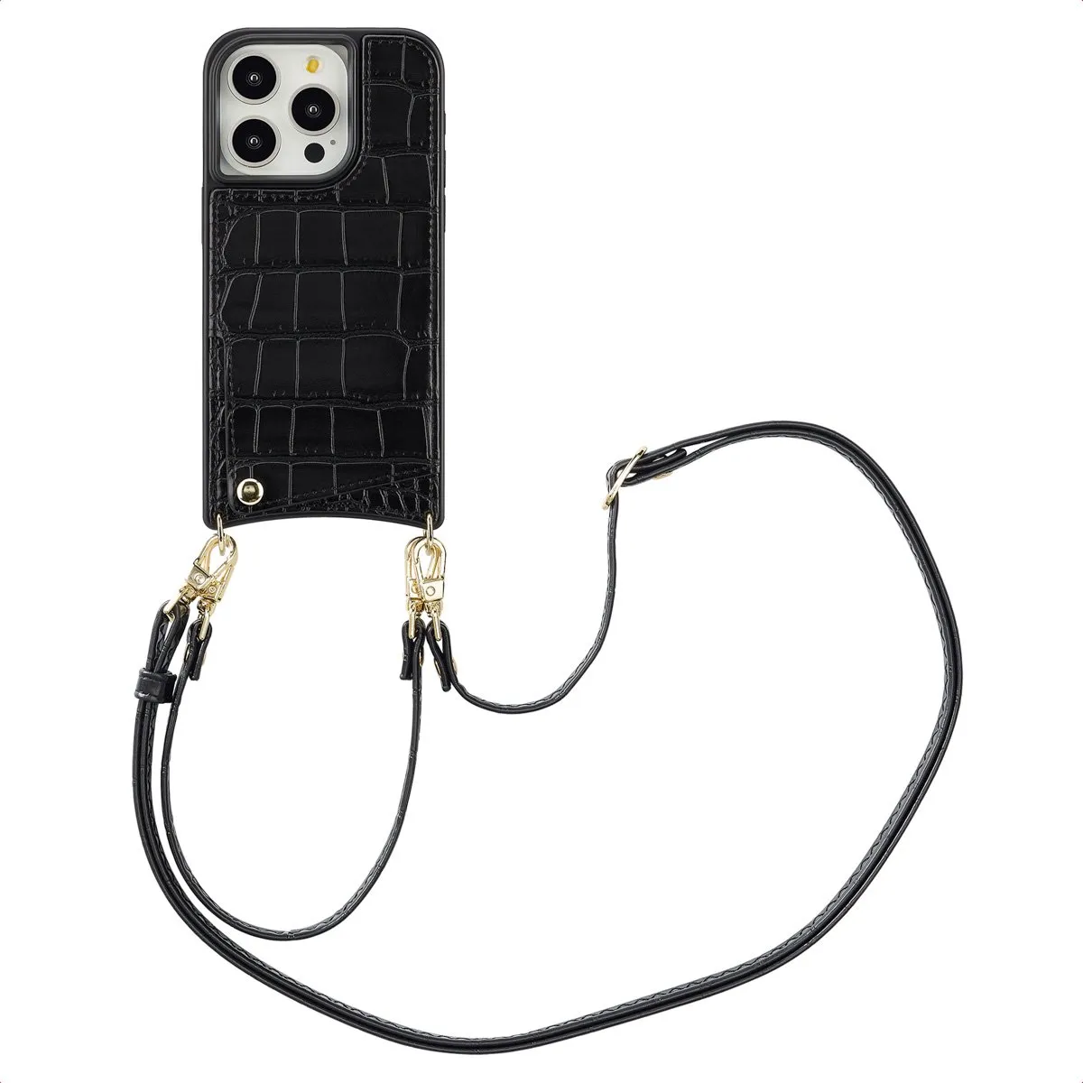 Selencia Croco Backcover iPhone 15 Pro