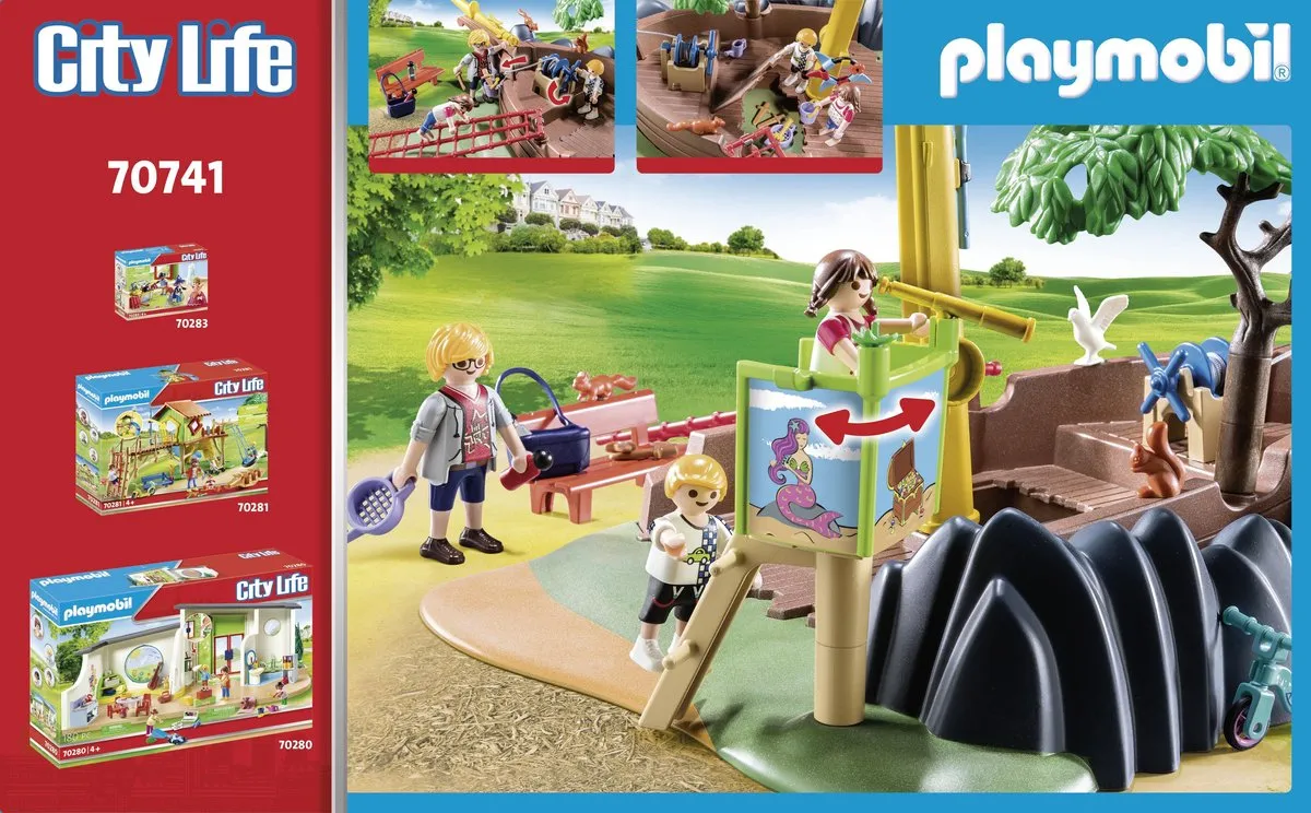 Playmobil City Life Avontuurlijke Speeltuin 70741 - Multicolor