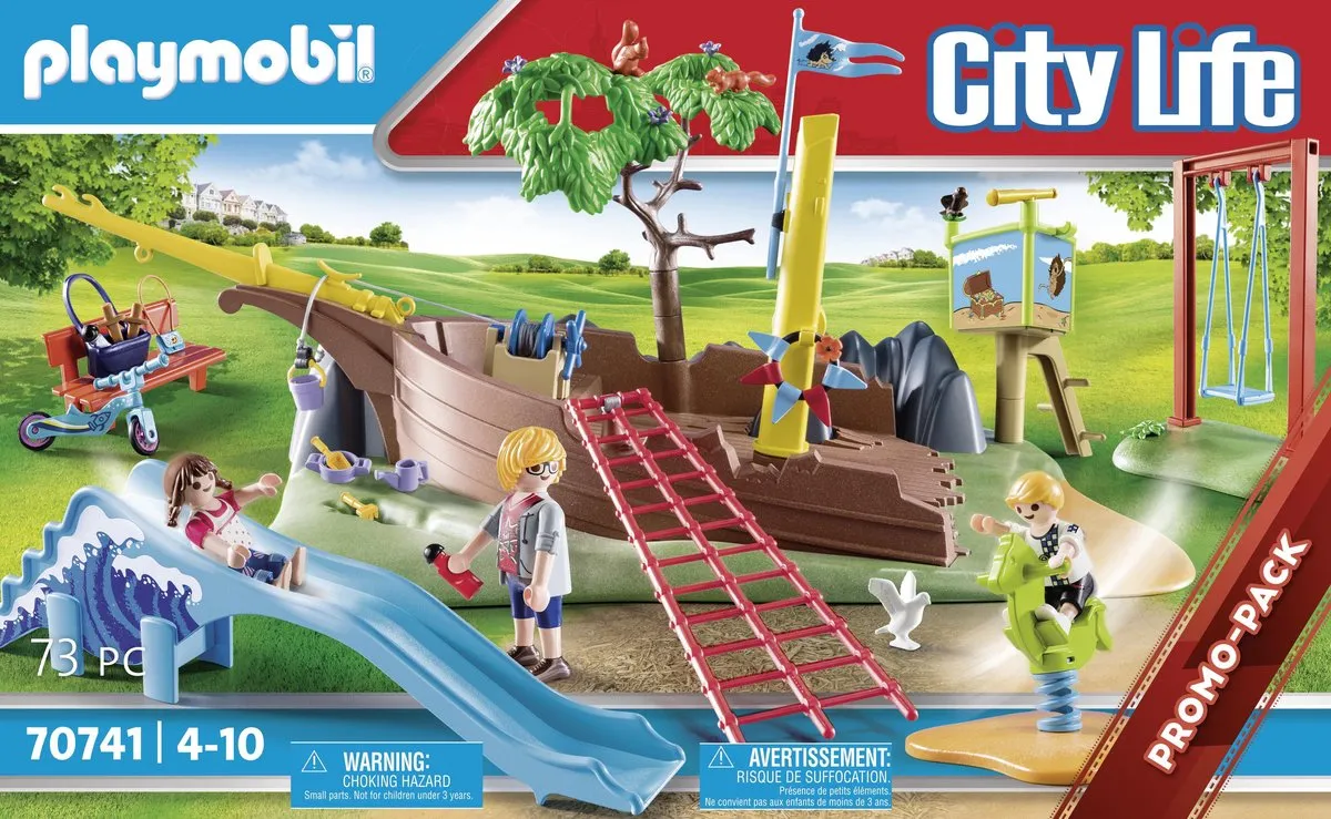 Playmobil City Life Avontuurlijke Speeltuin 70741 - Multicolor