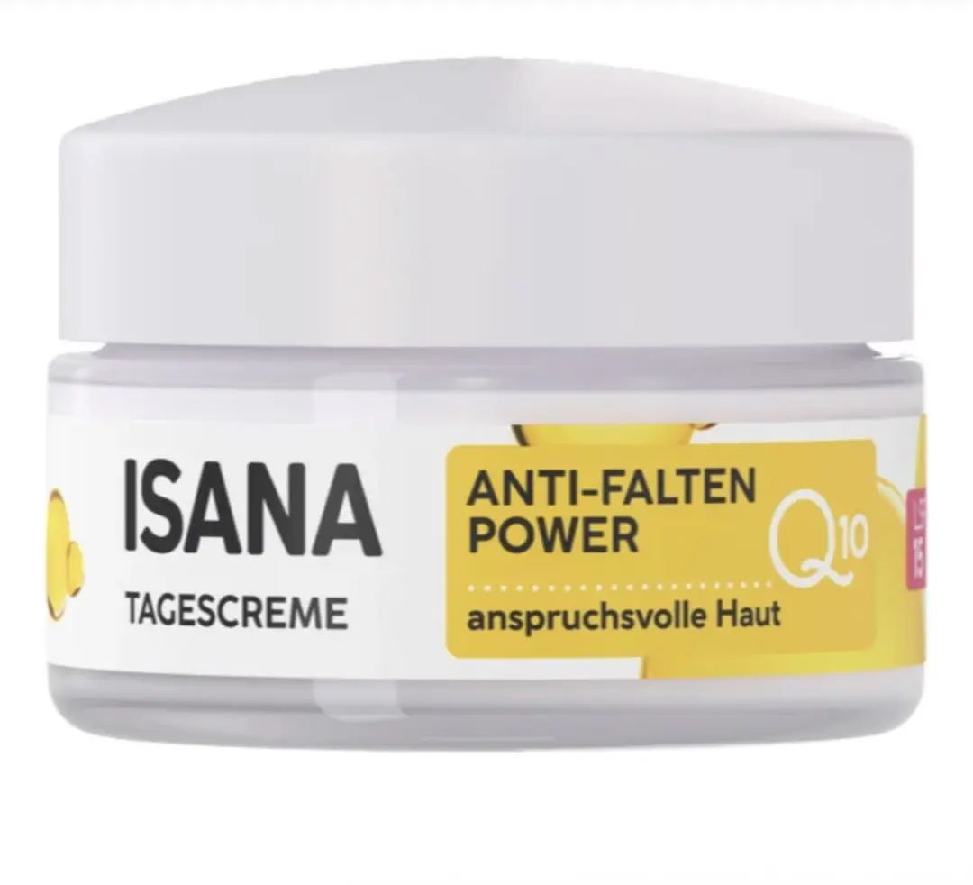 ISANA Dagcrème Q10 Anti Rimpel met vitamine E- SPF15 50mL- vegan