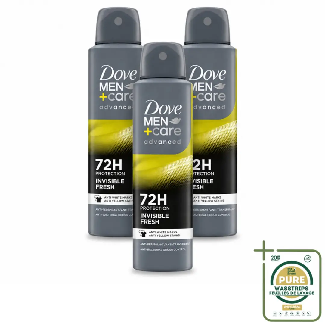 3 x Dove Men+Care Deodorant Spray