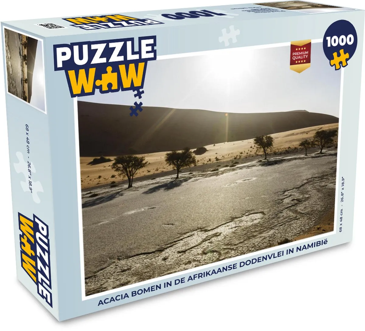 PuzzleWow Legpuzzel Acacia Bomen Namibië 1000 Stuks - Multicolor
