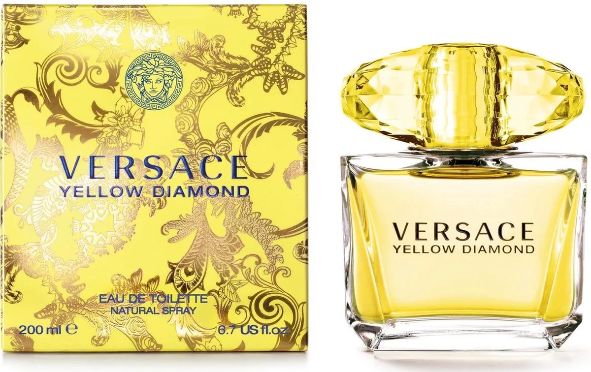 Versace Yellow Diamond Eau de Toilette Vrouwen 200ml