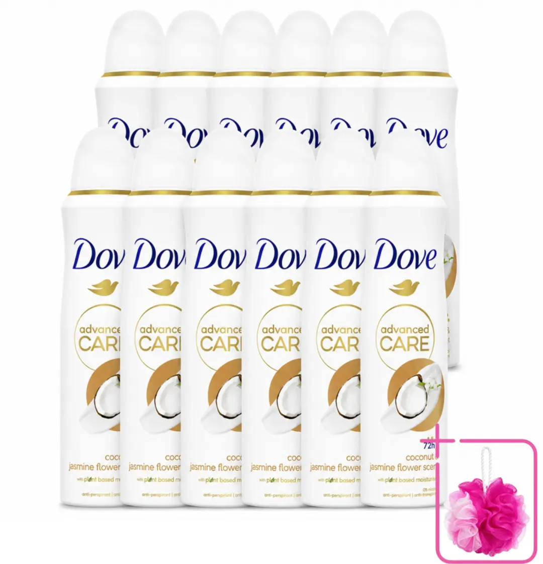 12 x Dove Deodorant Spray