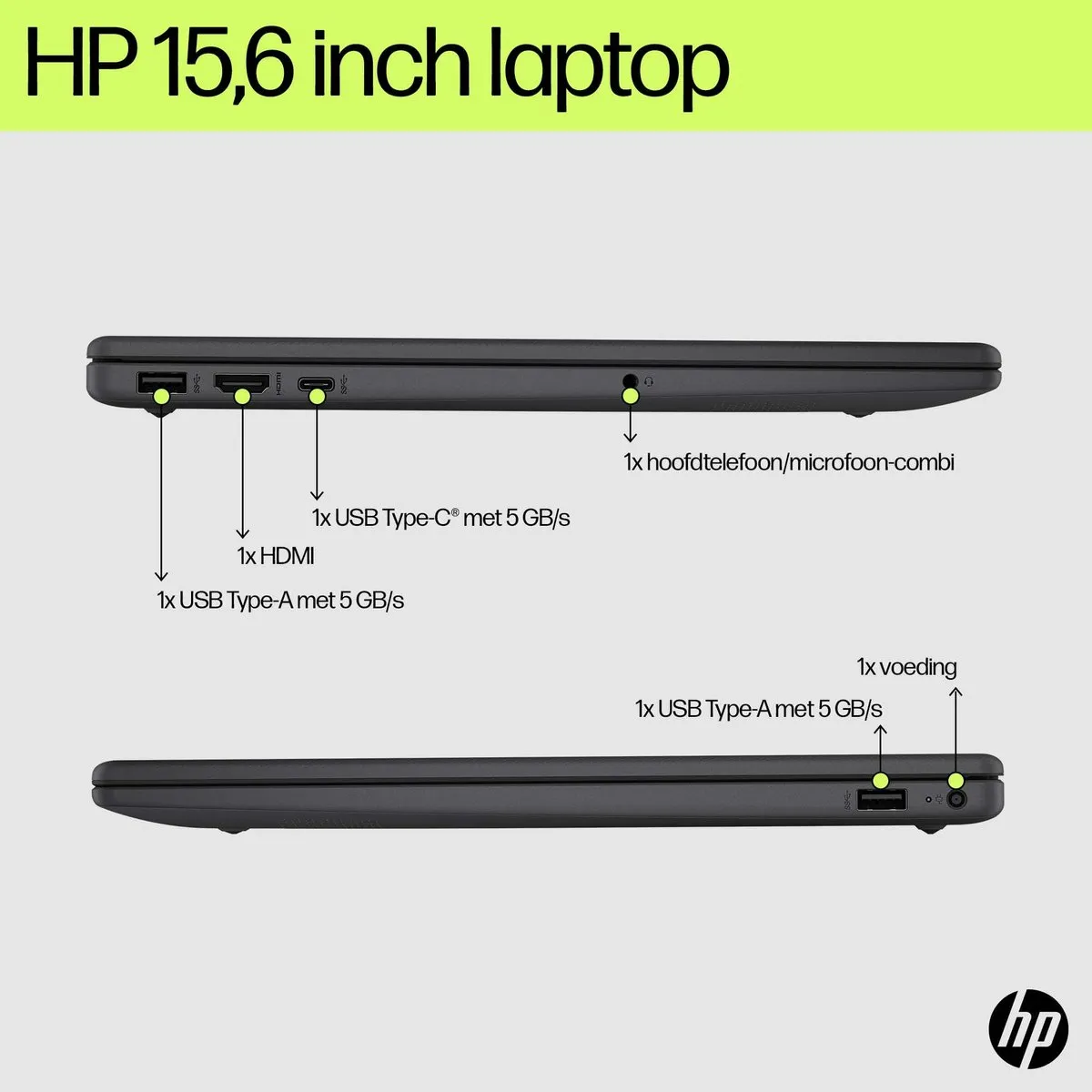 HP Pavilion x360 14-dy1056nd Laptop - 16GB RAM 512GB SSD - Zilver