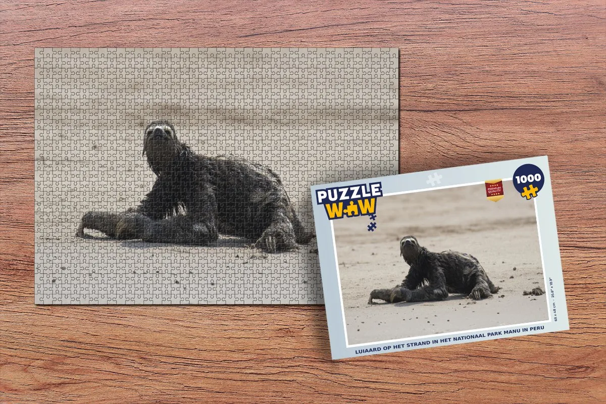 PuzzleWow Legpuzzel 1000 Stuks - Manu Nationaal Park Peru - Multicolor