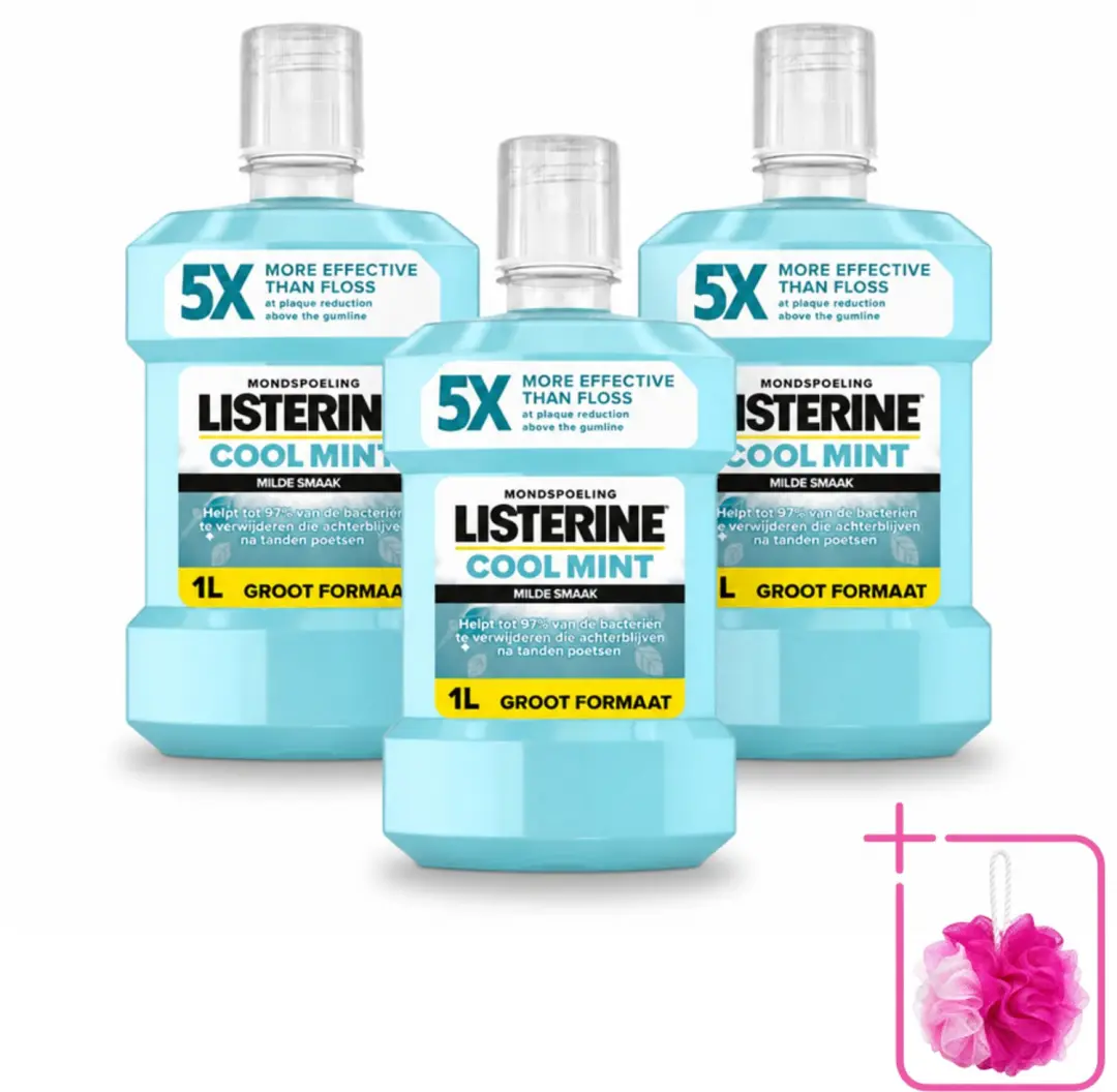 3 x Listerine