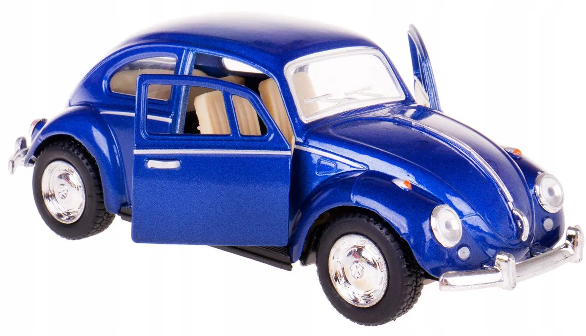 Volkswagen Kever Klassiek Speelgoedauto - Blauw - afbeelding 2 van 4