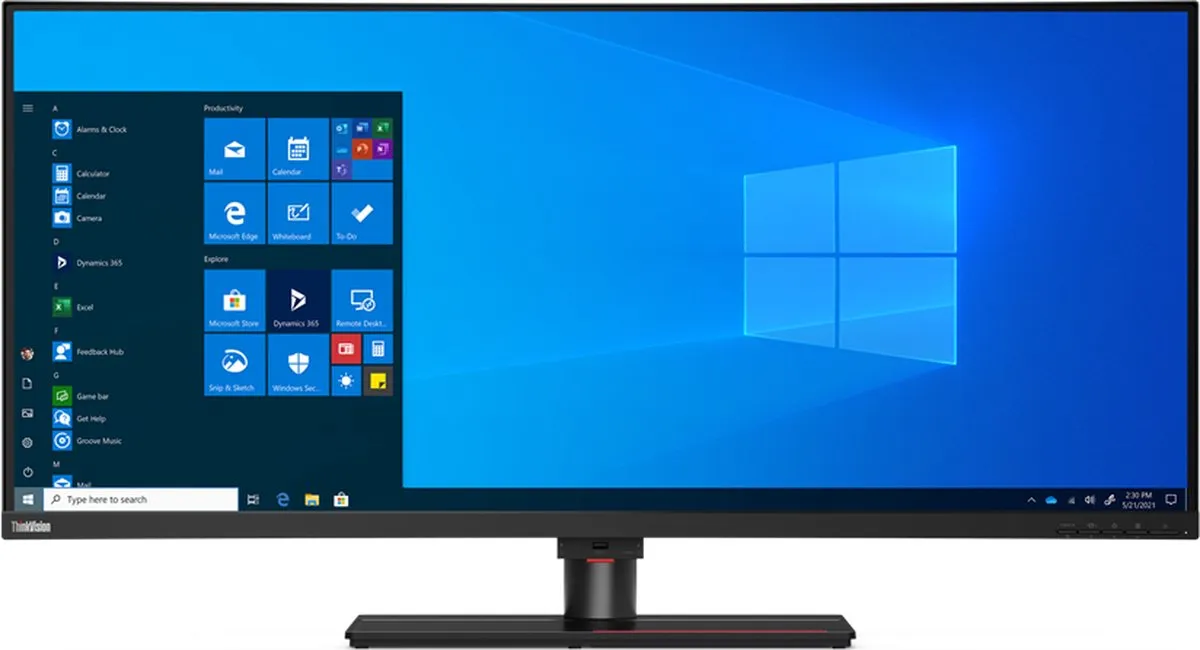 Lenovo ThinkVision P40w-20 5K Monitor 39.7" - Zwart